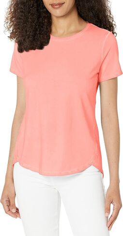 NIC+ZOE Women's Ss Shirt Tail Crew Tee in Saudi Arabia