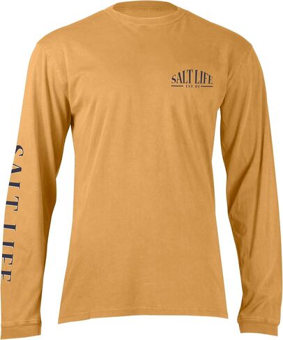 Salt Life Men's King Salmon Long Sleeve Classic Fit Shirt in Saudi Arabia