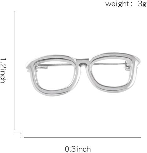 GSHOPVV أزياء المينا دبابيس التلبيب مجموعة بروش دبوس شارات النظارات بروش دبابيس لحقائب الظهر حقائب الملابس عيد الحب, الزنك, بدون أحجار كريمة in Kuwait