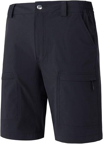 Men's Outdoor Ripstop Cargo Shorts Golf Quick Dry Hiking Fishing Tactical Work Shorts with Pockets in Kuwait