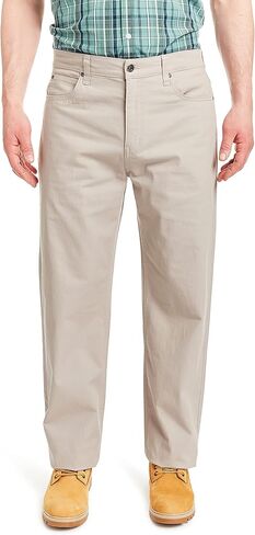 Smith's Workwear mens 5 Pocket Canvas Stretch Pants, Light Stone, 36W x 32L US in Saudi Arabia