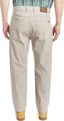 Smith's Workwear mens 5 Pocket Canvas Stretch Pants, Light Stone, 36W x 32L US in Saudi Arabia