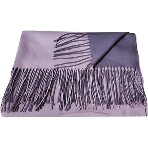 Foresters European Fashion Reversible Scarf for Women | Pure Cashmere Lightweight Reversible Cashmere Scarves/Shawls