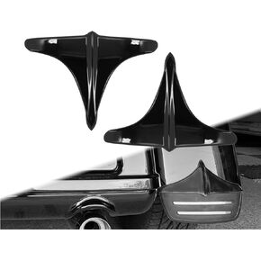 Motorcycle Rear Fender Accents Front Lip Edge Trim Fit For Harley Tri Glide Ultra Classics FLHTCUTG 2009-2024 (Black)