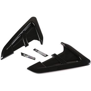 2 PCS Shark Gills Side Decoration Fender Vent Trim,Body Marker Fender Air Wing Vent Trim M Cover Compatible with BMW X3 G01 2018 2019 2020 2021 2022 2023 (Glossy Black)