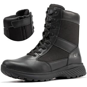 BOTAS PRO Tactical Boots Men, 8inch Side Zipper Outdoor Military Boots for Men(BP701-703)