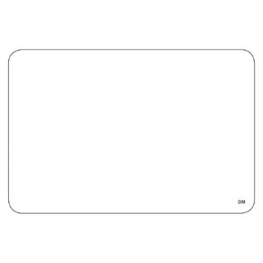 DayMark Safety Systems DissolveMark IT110080 Blank Dissolvable Label, 2.5" x 2.5", 125 per Roll
