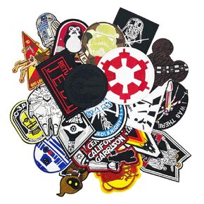 21pcs Halloween Costume Cosplay Movie TV Series Embroidered Iron On Patches