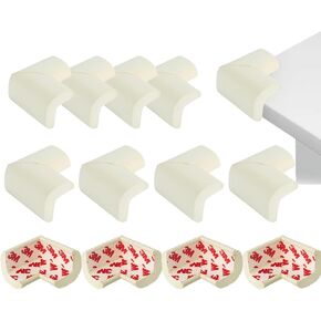 WENPENG Corner Protector for Baby Safety Corner Guards,Child Proofing Corner Bumpers for Furniture Corner, Corner Cushion,Soft Rubber Foam, 3M Adhesive Pre-Taped (Black (12 Count of 1 Pack))
