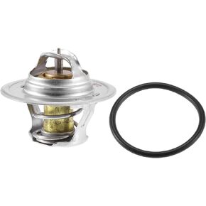 X AUTOHAUX Engine Coolant Thermostat Housing Assembly for Volkswagen Jetta 1998-2005 1430849 Plastic Metal Silver Tone