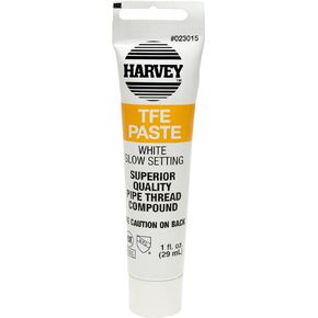 WM Harvey 023015-48 Harvey Pipe Thread Compound, 1 Oz, Tube, Liquid Paste, White