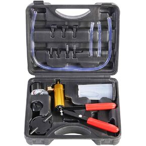 Beduan 16pcs Brake Bleeder Kit Hand Held Vacuum Pump Tester with Adapters for Automotive in Kuwait