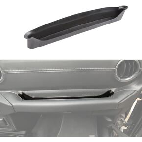 Voodonala for Jeep JL JT GrabTray Passenger Storage Tray Organizer Co-pilot Grab Handle Box Bin Assistant Handle Compartment for 2018-2023+Jeep Wrangler JL JLU 2/4 Door Gladiator JT Black