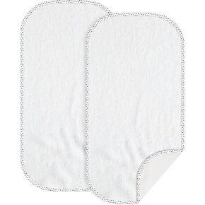 CUXFLS Baby Changing Pad Liners (2 Pack) - Waterproof Portable & Durable Diaper Pads , White