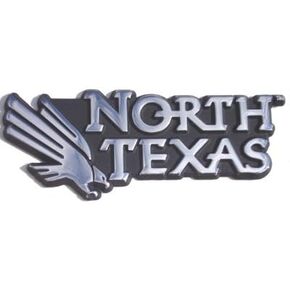 University of North Texas Auto Emblem - Metal