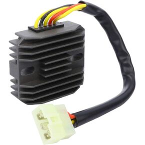 CCIYU Rectifier Voltage Regulator Rectifier Fit 1991-2001 for Suzuki King Quad 300 1989-2001 2003-2004 for Suzuki Quadrunner 160 1988-2001 for Suzuki Quadrunner 250 1987-1993 for Suzuki Quadrunner 4WD
