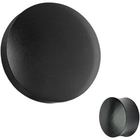 Pair (2PCS) BLACK ARENG WOOD PLUGS Double Flare Gauges Organic Ear Tunnels 9307