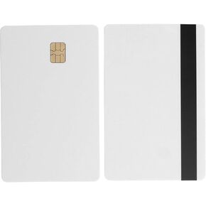 10 Pack - SLE4442 Chip Cards w/HiCo 5/16inch (8.4mm) 2 Track Mag Stripe