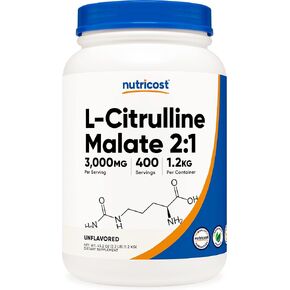 Nutricost L-Citrulline Malate 2:1 (300 Grams) (Blue Raspberry)