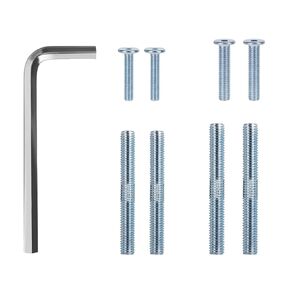Cat Scratching Post Replacement Screws, M10 and M8 Screws for Cat Scratching Post with Allen Wrench 4PCS Threaded Bolt and 4PCS Screw (17 pcs)