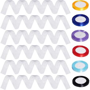 mifengda 12 قطعة من أكياس شبكية التخرج وحقائب التخرج الشريطية من حلوى ليو شبكية من فئة 2024 مجموعة صنع قلادة التخرج لأكاليل التخرج المدرسية وحفلات الهدايا بنفسك in Kuwait