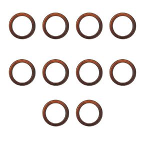 CQSPMOTO Exhaust Crush Gasket for 50cc 110cc 125cc 140cc 150cc 160cc Pit Dirt Bike 10PCS 33x24mm*4.5mm