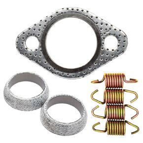 Riyitauto Exhaust Muffler Gasket Sea Spring Rebuild Kit for Polaris Sportsman 400 450 500 Ranger 400 425 500 Scrambler 500 Hawkeye 400 Worker 500 2001-2014