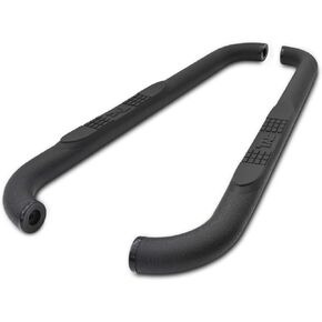 ألواح الجري ذات الخطوات الجانبية TAC تناسب 1999-2018 Chevy Silverado/GMC Sierra 1500 Regular Cab | 1999-2019 Silverado/Sierra 2500/3500 Regular Cab (باستثناء C/K Classic) قضبان جانبية مقاس 3 بوصات قضبان Nerf