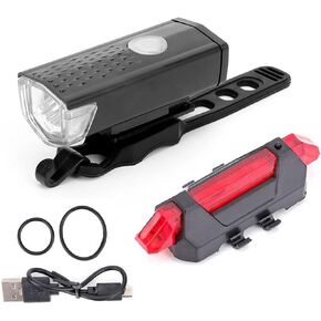 Bike Lights, Super Bright, Powerful Bicycle Front Headlight and Back Taillight, 3 Light Modes for Night Riding with Quick-Release, Waterproof Bicycle Light Set, Bike Accessories, Bicycle Accessories