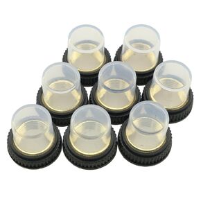 ZCZQC 8pcs Circuit Breaker Waterproof Dust Cover 10mm Diameter Thread Silicone Flat Head Cap for KUOYUH 98 88 Series