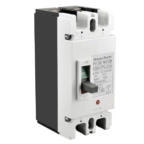Heschen DC Molded Case Circuit Breaker MCCB, HSM1PV-250, 2 Poles, DC550V 150A, Photovoltaic Circuit Breaker, for Solar PV System Solar Panels Grid System
