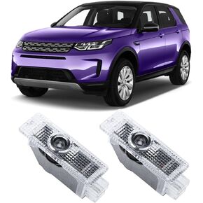 2 Pcs Never Fade Door Light Logo, Projection Ghost Shadow Welcome Puddle Light Compatible with Range Rover 2010-2022 Accessories (White)