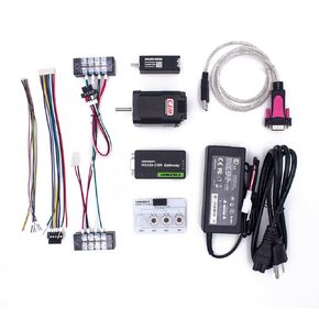 UIROBOT Evaluation Kit for Control System of UIM342 Serial Smart Servo Stepper with Encoder, Driver & Motion Controller- Nema 8, Nema 17, RS232-CAN Gateway