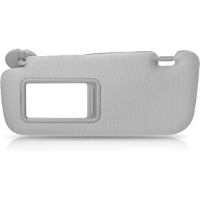 Driver Left Side Sun Visor Compatible with Corolla 2008 2009 2010 2011 2012 2013 Replace# 74320-02711-E0 Grey