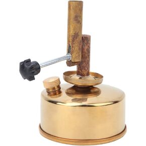 Alcohol Lamp Burner, Copper Alcohol Blast Blow Light Seat Type Lighting for Laboratory Experimental Instrument (Alcohol Lamp)