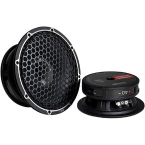 Proscenium Vibe BDPRO6M-V9: BD 6" Pro Audio Midrange Car Speaker 1-Way 175W RMS 525W Peak Power Universal Size for Easy Installation 1 Speaker and Grille