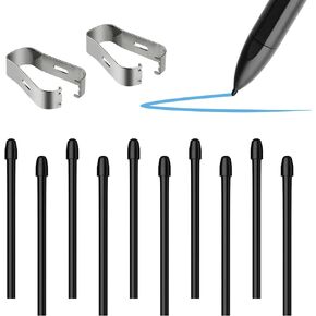 Replacement Tips for Remarkable 2, Durable Remarkable Pen Tips for Marker 1/2 Stylus Marker Pen Plus,Sensitive & Titl Pressure Marker Pen Nibs (10PCS) with Tool Black