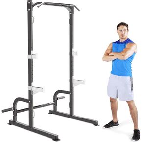 Marcy Olympic Cage Home Gym System – Multifunction Squat Rack, Customizable Training Station SM-8117