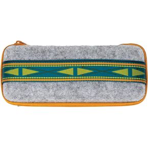 Chums Upcycled Felt Case for Sunglasses & Eyeglasses - Water-Resistant Holder & Scratch Free Lens Protection w/Zipper