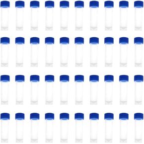 أنبوب اختبار ماجيك آند شل فروزن 50 قطعة 5 مللي أنبوب قارورة بلاستيكي متدرج مع أغطية لولبية زرقاء لتخزين العينات in Kuwait