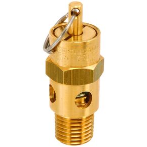 Control Devices SA25-1A275 Sa Series Brass Hard Seat Asme Safety Valve 275 Psi Set Pressure 1/4 Male Npt