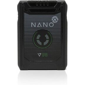 Core NANOG50, 3300mAh 47Wh 14.8V Mini Gold Mount Battery with D-TAP, USB-A, Camera Communication, LED Gauge, for Camera, Camcorder, Monitor, Filmmaker