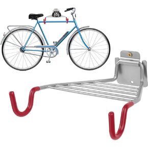 Jonkehai 2PACK Bike Rack Garage Bike Wall Mount Bike Wall Hanger Bike Wall Hook Bike Storage Rack for Indoor Storage Bike Horizontal Rack Bicycle Wall Mount Bicycle Wall Rack