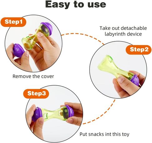 لعبة إثراء الزواحف 3 قطع من CheeFun: ألعاب التنين الملتحي ملحقات ديكور خزان الزواحف - ألعاب تغذية الزواحف للحيوانات الصغيرة السحلية والتنين الملتحي وأبو بريص in Kuwait