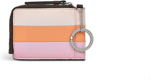 RADLEY London - Lyme Terrace - مخطط - حامل بطاقات صغير على شكل حلقة مفاتيح in Saudi Arabia