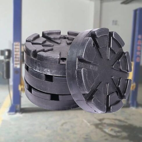 huyear 4Pcs Auto Lift Pads Rubber Car Lift Pads Round Lift Pads Accessories fit for Auto Car Lift Truck Hoist in Saudi Arabia