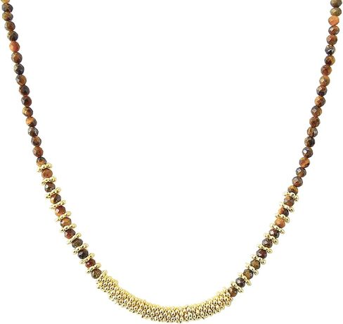 قلادة جوهرة الميلاد من الحجر الطبيعي مصنوعة يدويًا - مجوهرات كريستال شفاء قابلة للتعديل للنساء والفتيات in Kuwait