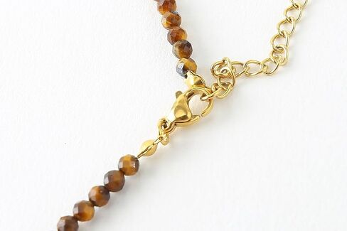 قلادة جوهرة الميلاد من الحجر الطبيعي مصنوعة يدويًا - مجوهرات كريستال شفاء قابلة للتعديل للنساء والفتيات in Kuwait