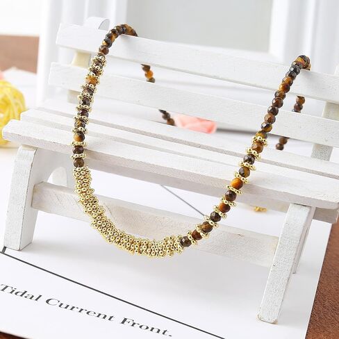 قلادة جوهرة الميلاد من الحجر الطبيعي مصنوعة يدويًا - مجوهرات كريستال شفاء قابلة للتعديل للنساء والفتيات in Kuwait