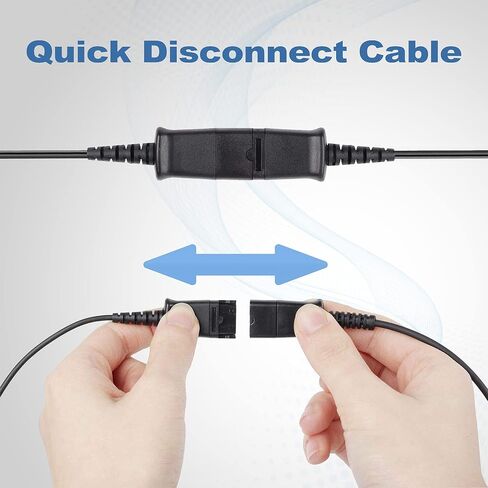 Wantek سماعة الهاتف الخليوي مع ميكروفون إلغاء الضوضاء، سماعة رأس سلكية للكمبيوتر 3.5 ملم لأجهزة Android وأجهزة الكمبيوتر المحمول والكمبيوتر اللوحي Skype Call Center Home Office، راحة فائقة in Kuwait